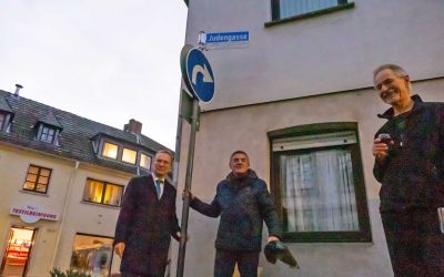 Sinziger Gudestraße heißt jetzt wieder Judengasse