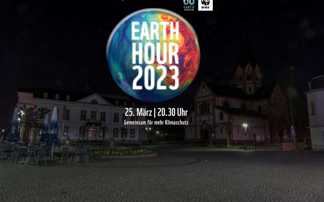 Earth Hour am 25. März 2023 in Sinzig