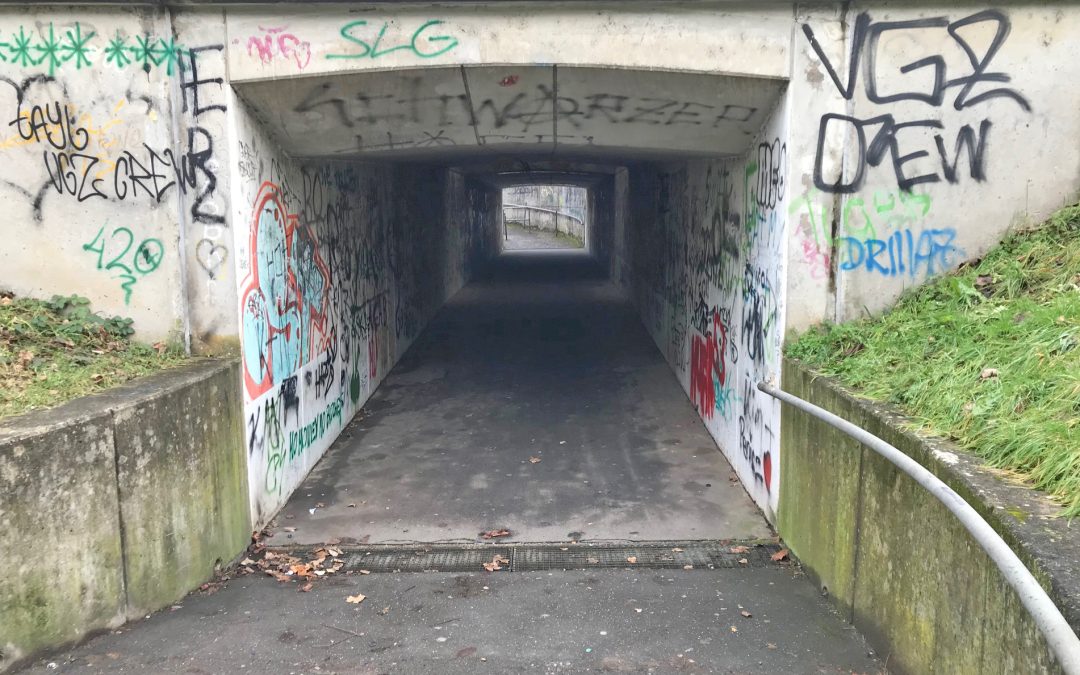 Tunnel in der Verlängerung der Rheinallee